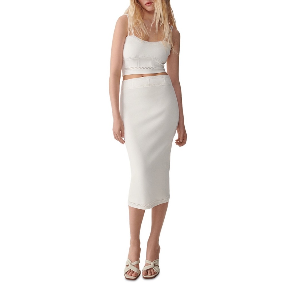 Ba&Sh - Servan & Saturne Ivory Skirt Set - Size Medium